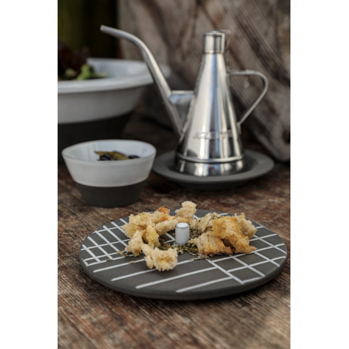 Assiettes de présentation / couvercle en écogrés Plano, lot de 6 - COSTA NOVA