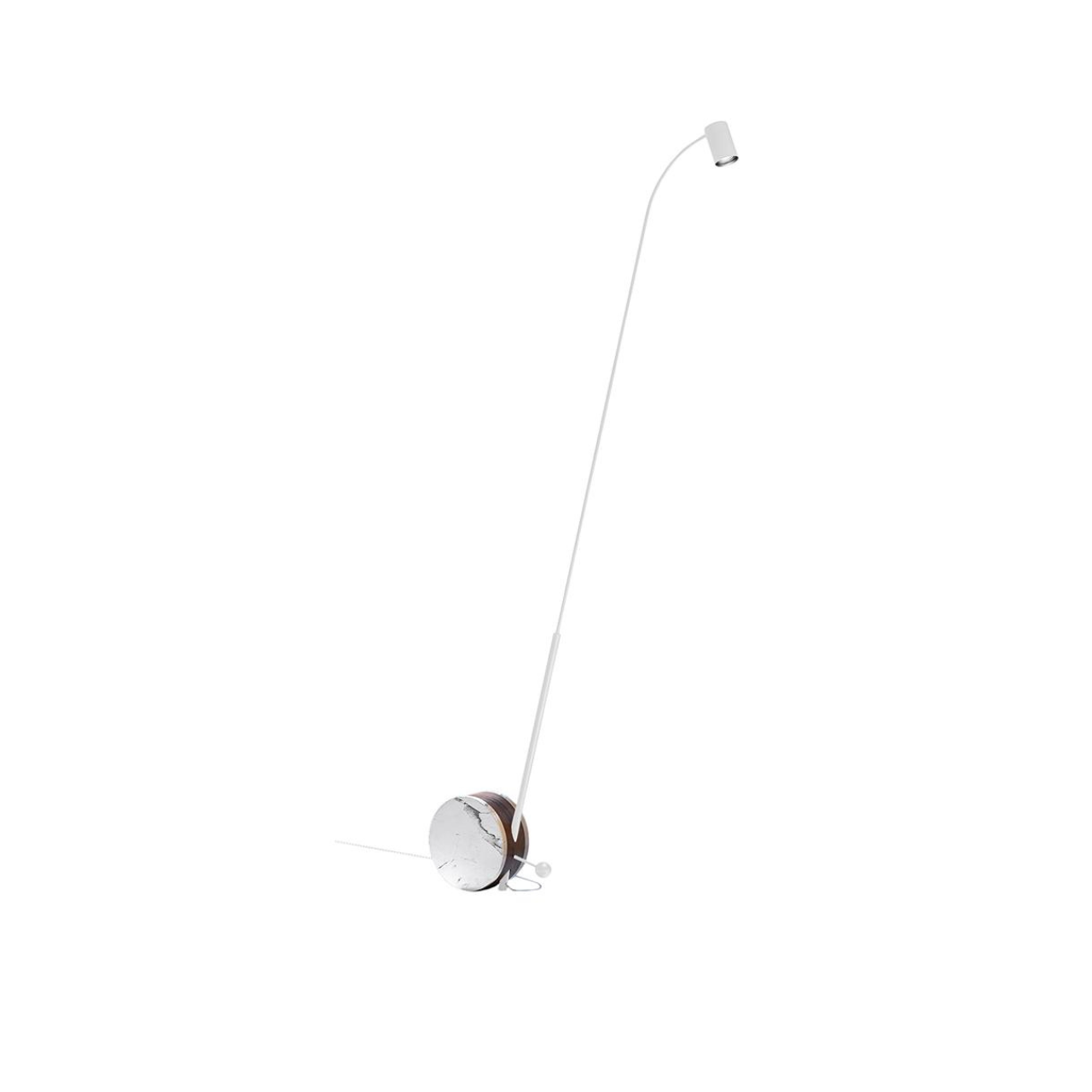 Lampadaire Chiocciola 11 – Bois, métal & marbre - LUMEN CENTER