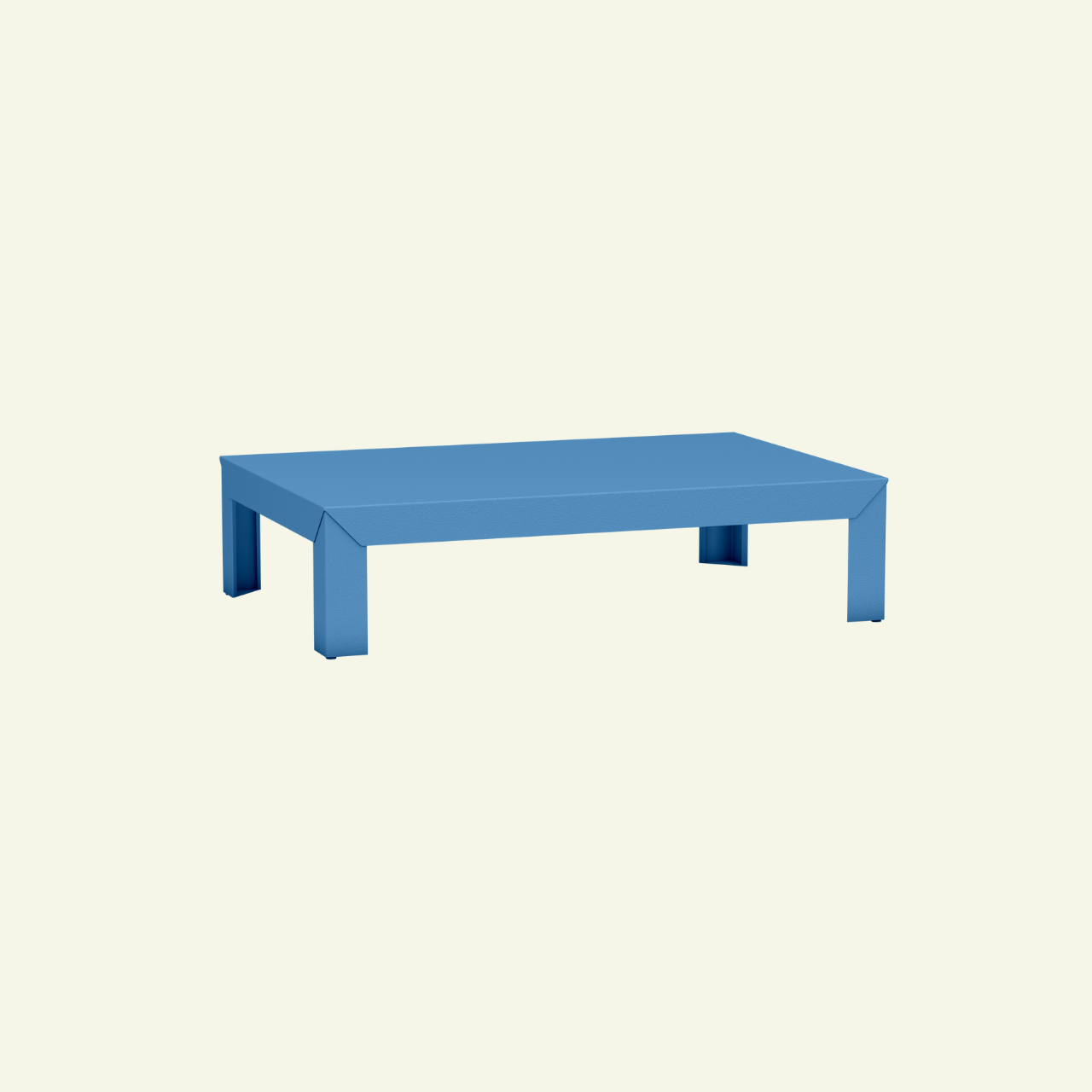 Rectangular metal coffee table 120cm Zef - MATIERE GRISE