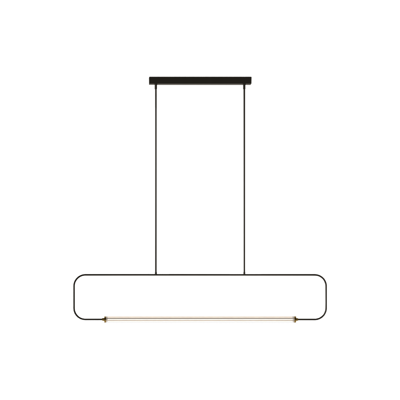 Suspension design minimaliste en métal SKYLINES - LUMEN CENTER