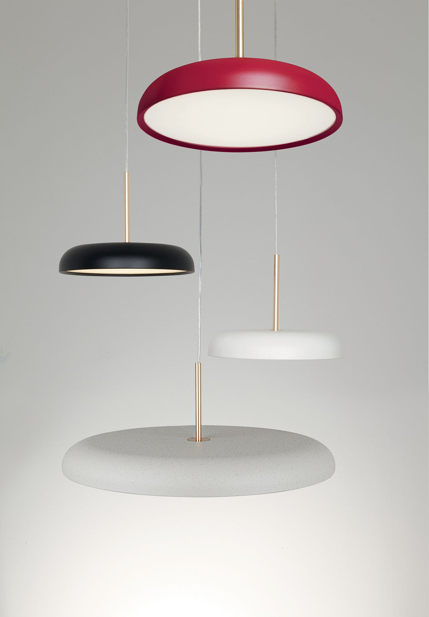 Suspension ronde en aluminium ZERO S/M/L - LUMEN CENTER