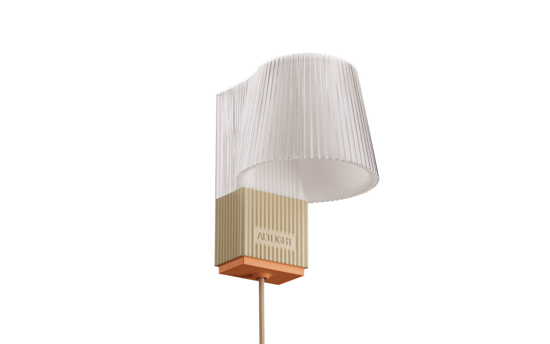 Applique Murale ALT Light S – Design durable & audacieux - ALT LIGHT - La Maison MilanaiseALTLIGHTS - 7Sable/OrangeTransparent