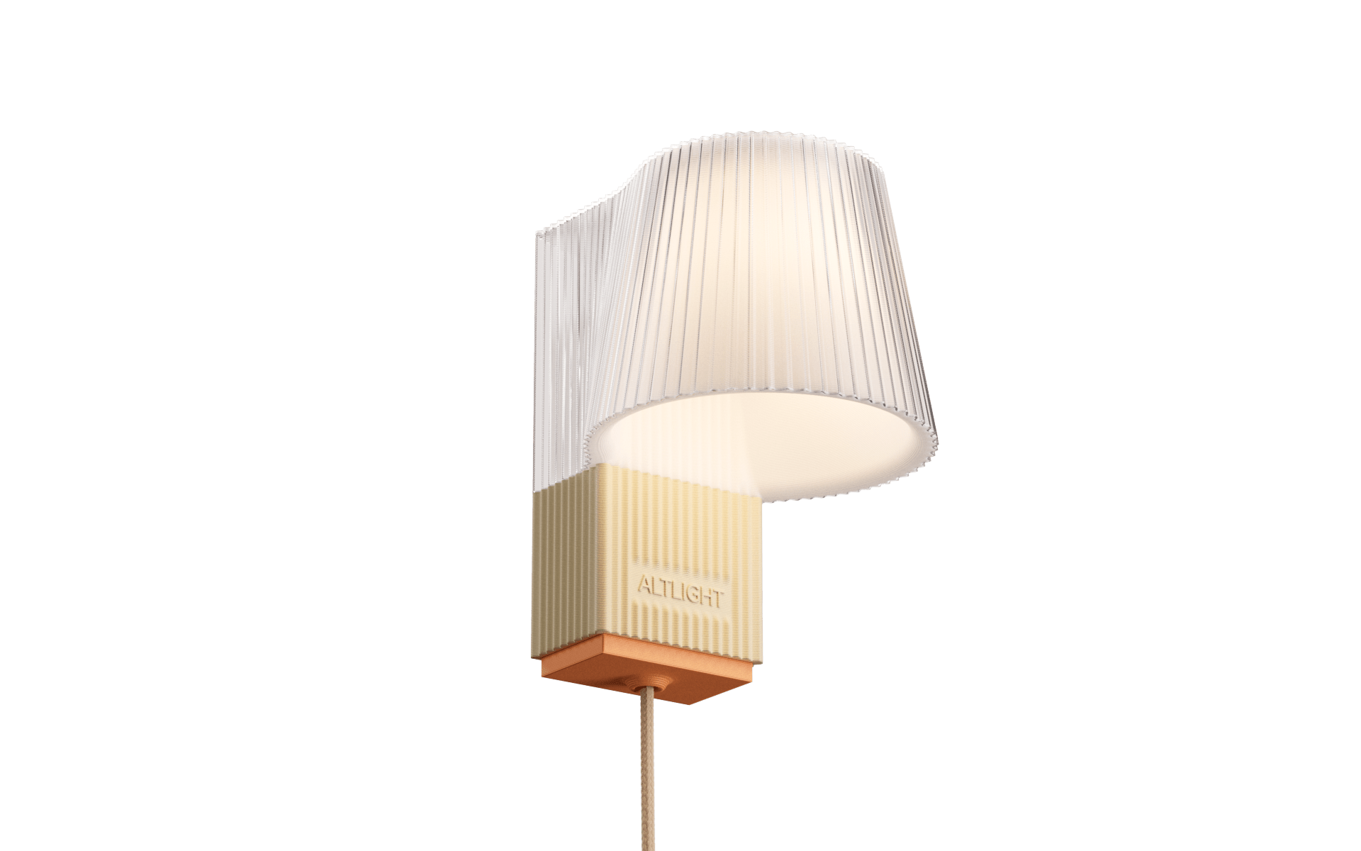 Applique Murale ALT Light S – Design durable & audacieux - ALT LIGHT - La Maison MilanaiseALTLIGHTS - 8Sable/OrangeTranslucide