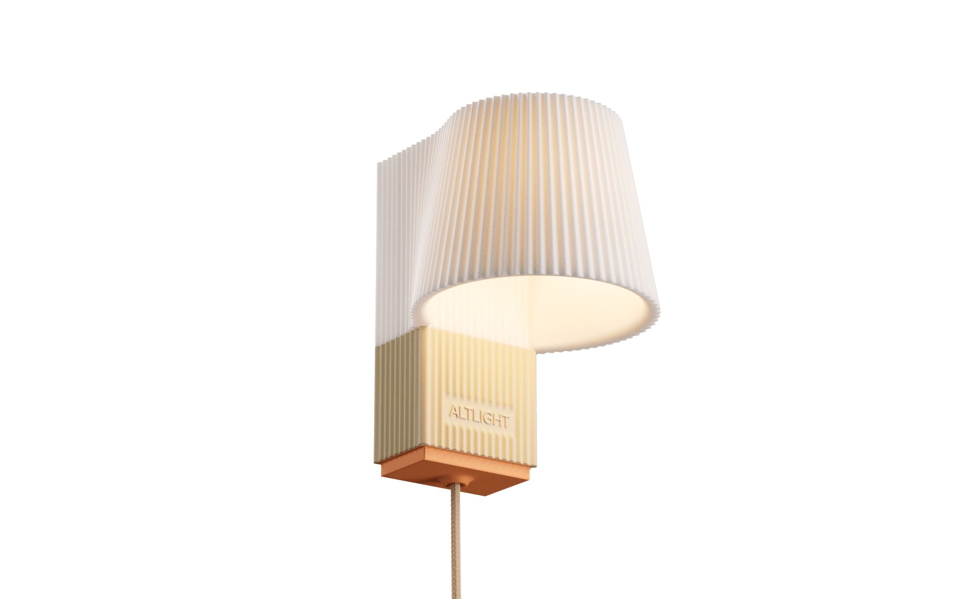 Applique Murale ALT Light S – Design durable & audacieux - ALT LIGHT - La Maison MilanaiseALTLIGHTS - 8Sable/OrangeTranslucide