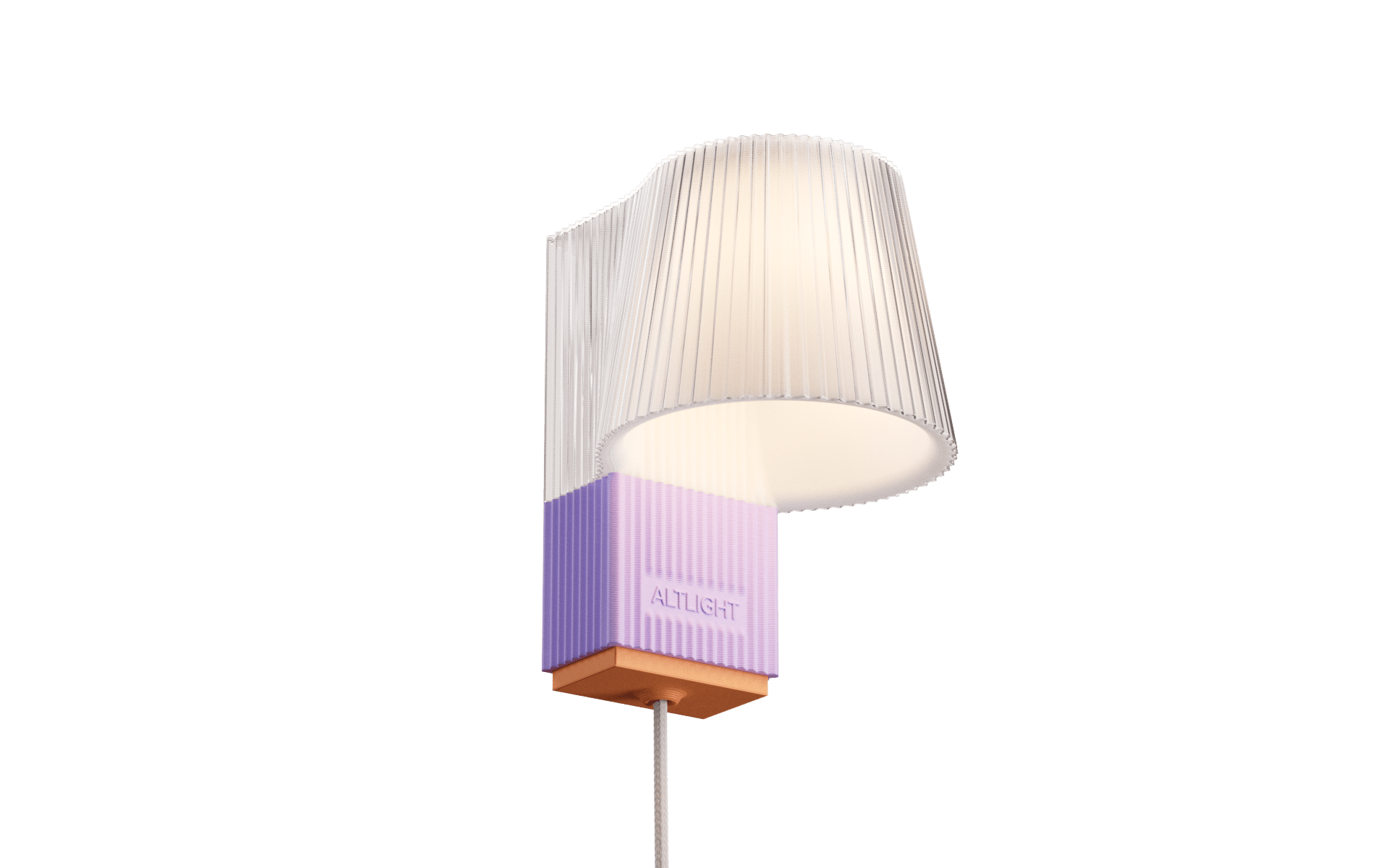 Applique Murale ALT Light S – Design durable & audacieux - ALT LIGHT - La Maison MilanaiseALTLIGHTS - 2Violet/OrangeTranslucide