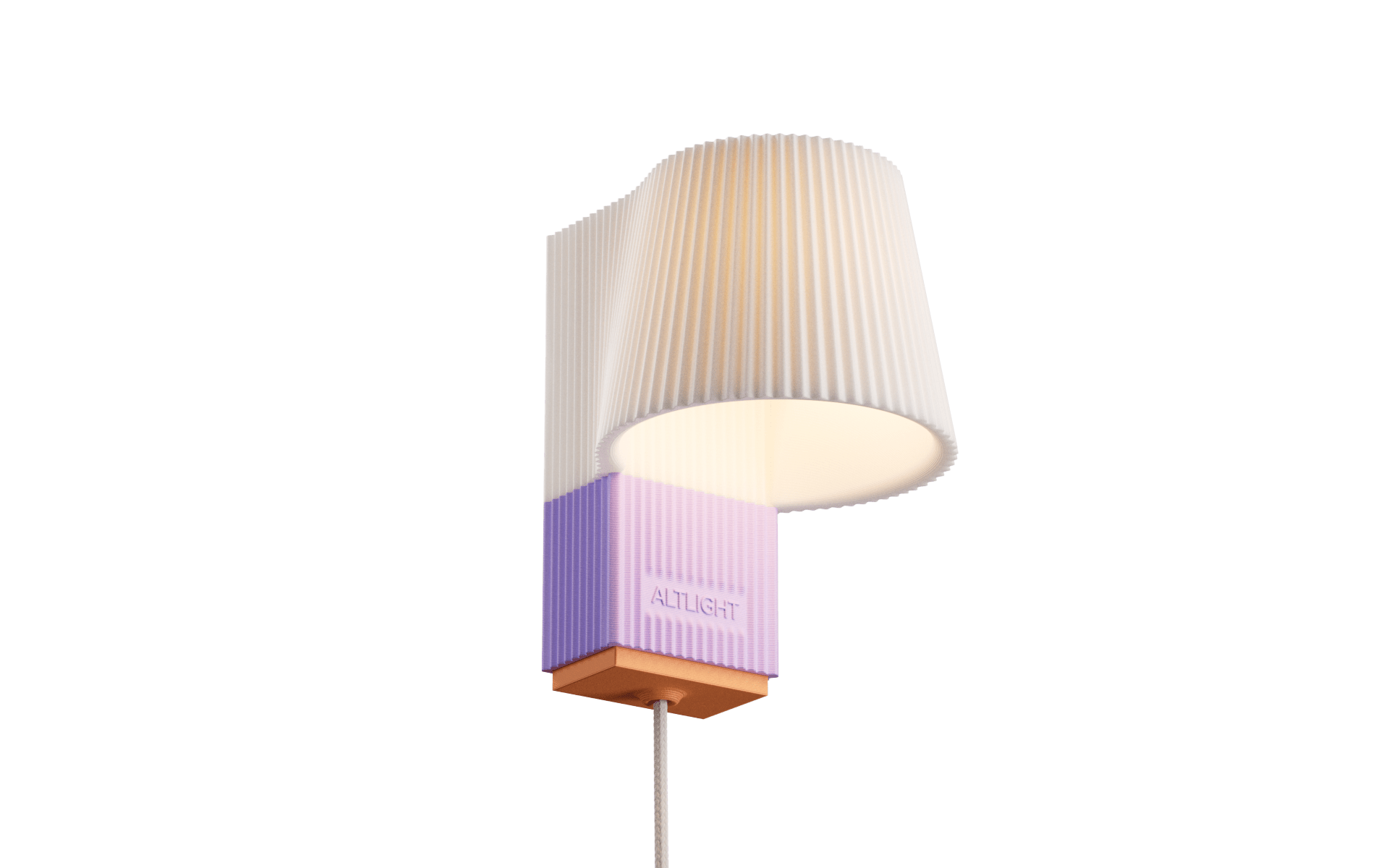 Applique Murale ALT Light S – Design durable & audacieux - ALT LIGHT - La Maison MilanaiseALTLIGHTS - 2Violet/OrangeTranslucide