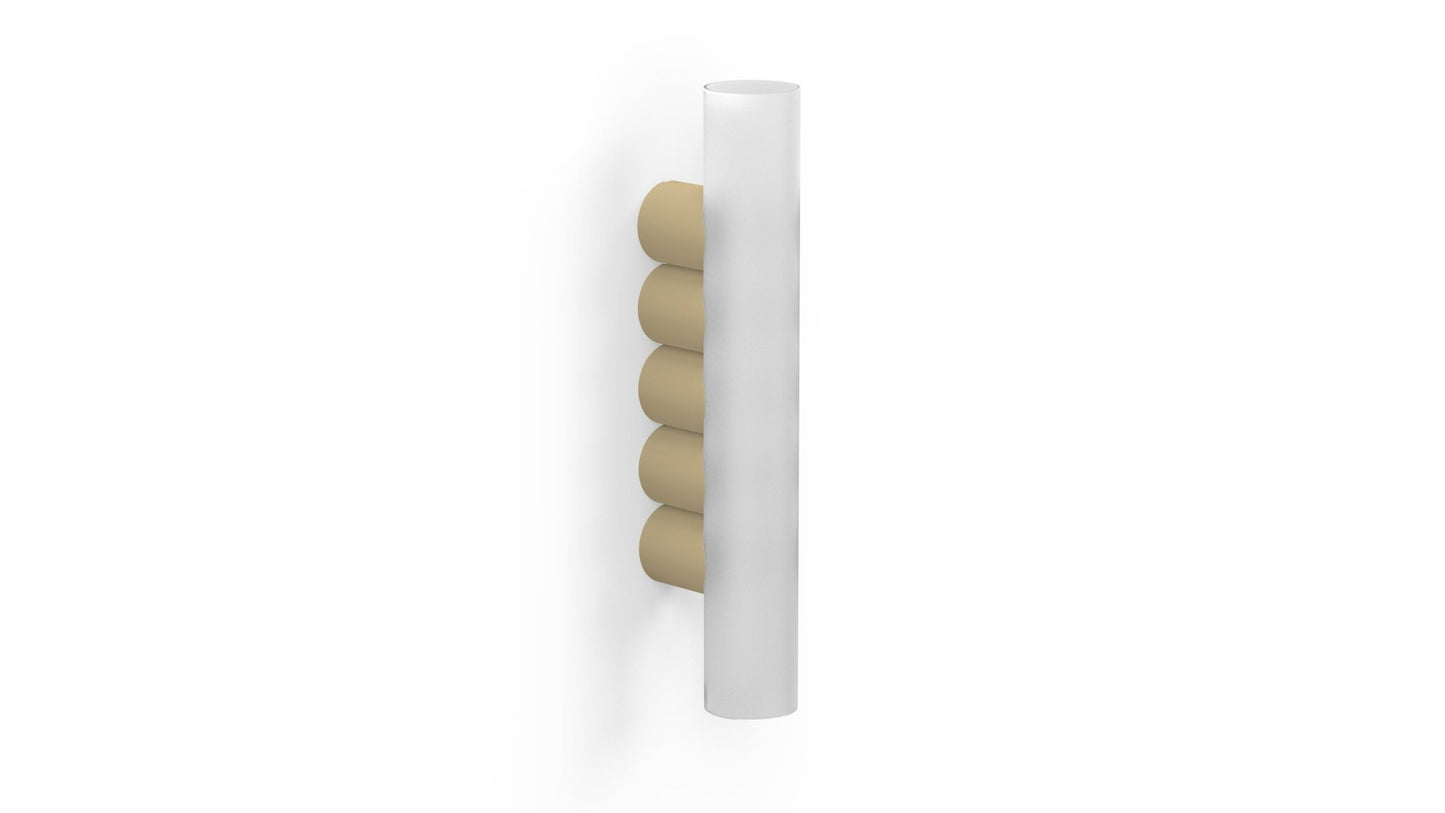 Applique murale cinq tubes en métal Multitude 5 - MATIERE GRISE - La Maison MilanaiseAPPLIQUEMULTITUDE - 35Champagne 231