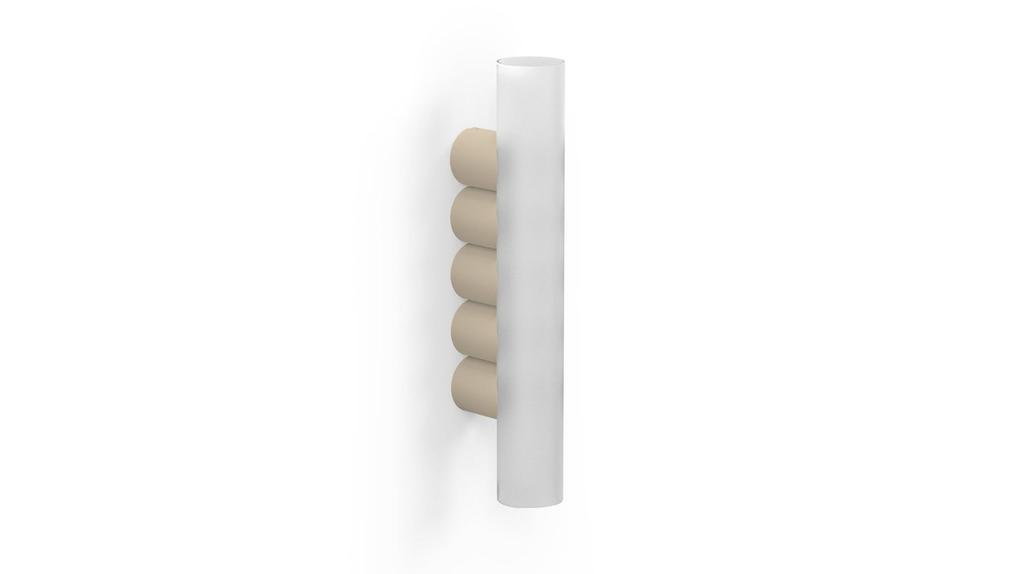 Applique murale cinq tubes en métal Multitude 5 - MATIERE GRISE - La Maison MilanaiseAPPLIQUEMULTITUDE - 12Crème 190