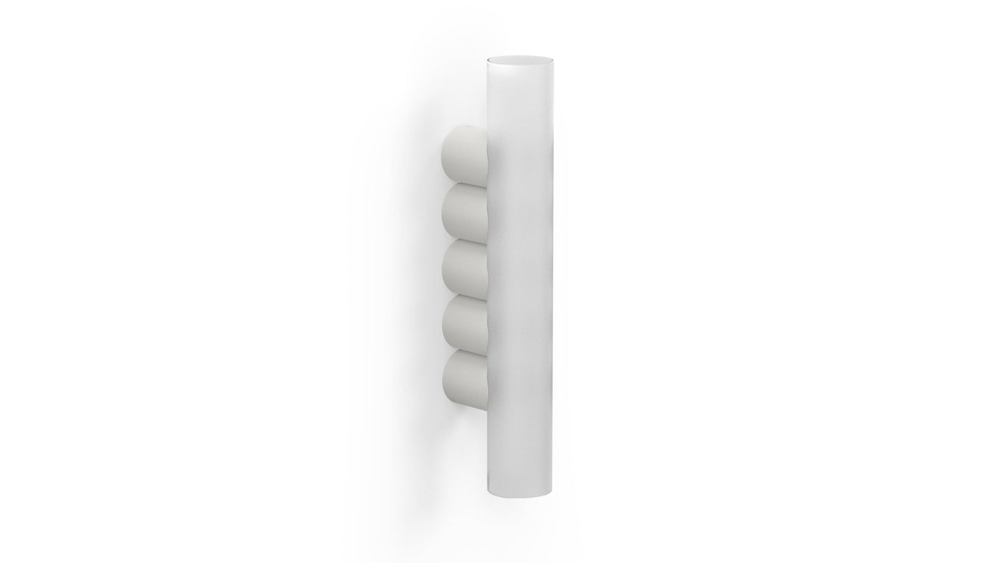 Applique murale cinq tubes en métal Multitude 5 - MATIERE GRISE - La Maison MilanaiseAPPLIQUEMULTITUDE - 13Craie 023