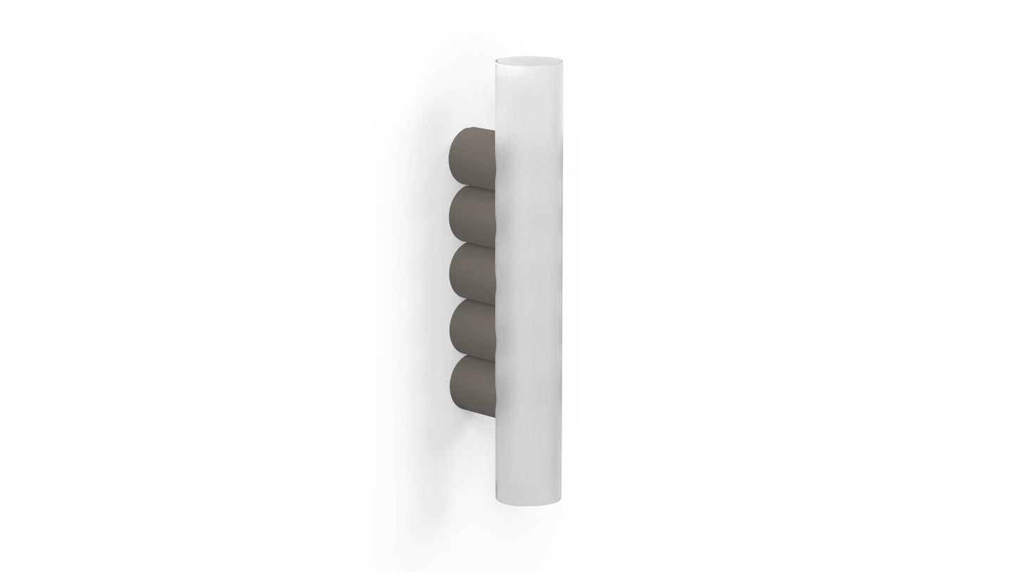 Applique murale cinq tubes en métal Multitude 5 - MATIERE GRISE - La Maison MilanaiseAPPLIQUEMULTITUDE - 10Taupe 192