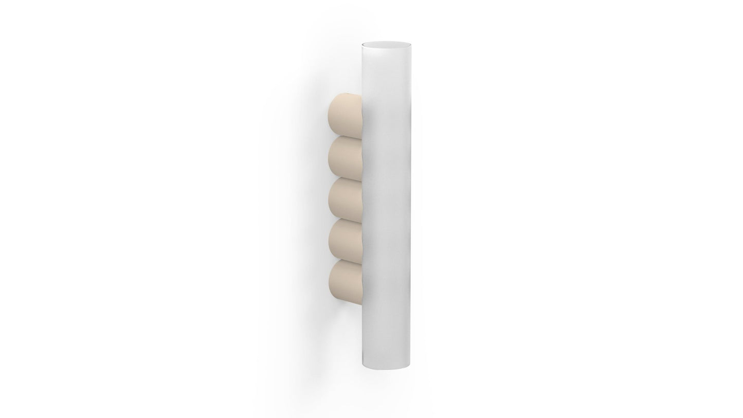 Applique murale cinq tubes en métal Multitude 5 - MATIERE GRISE - La Maison MilanaiseAPPLIQUEMULTITUDE - 1Eggshell 161