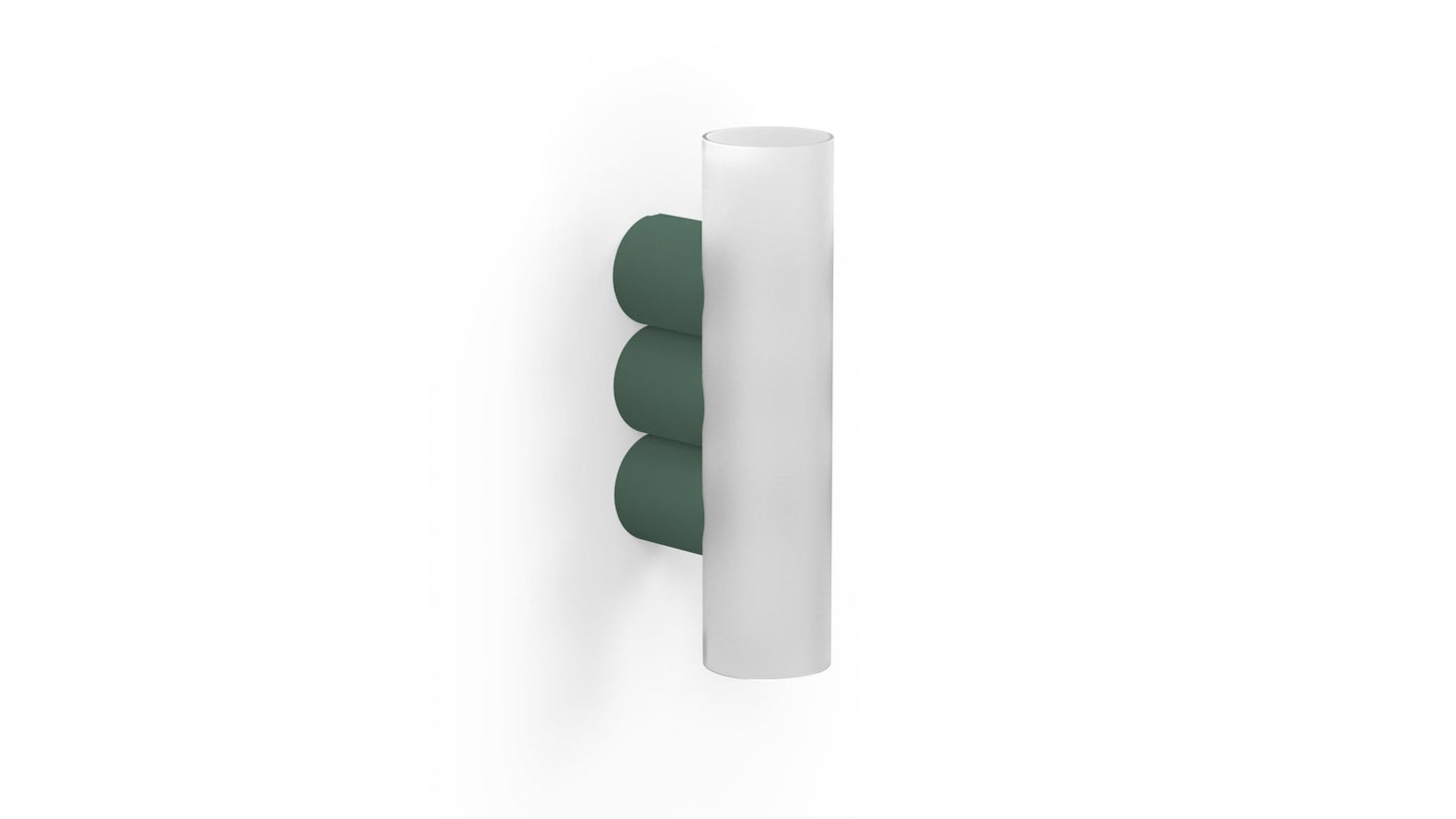 Applique murale trois tubes en métal Multitude 3 - MATIERE GRISE - La Maison MilanaiseAPPLIQUEMULTITUDE - 9Olive 121