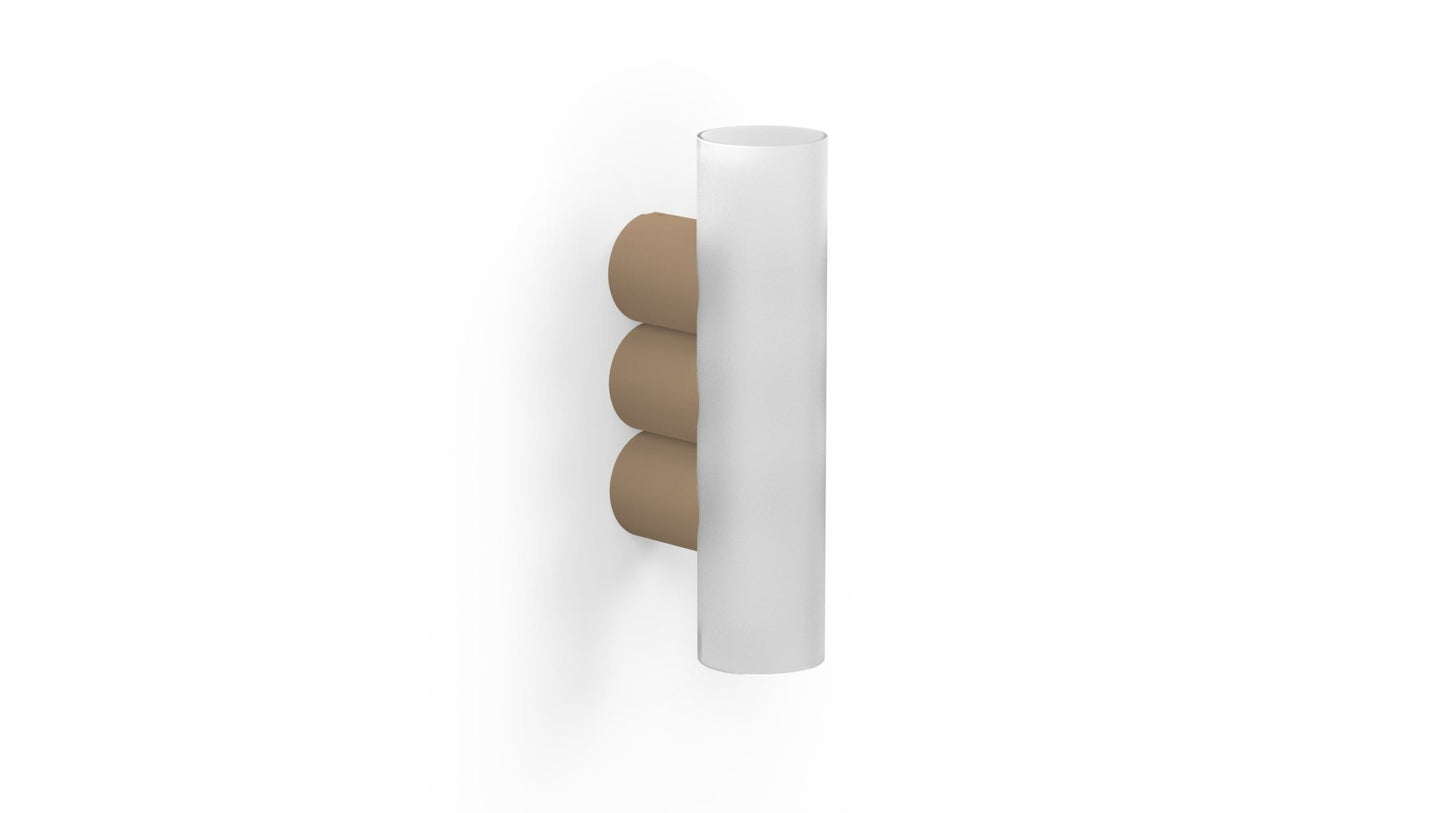 Applique murale trois tubes en métal Multitude 3 - MATIERE GRISE - La Maison MilanaiseAPPLIQUEMULTITUDE - 11Sable 018
