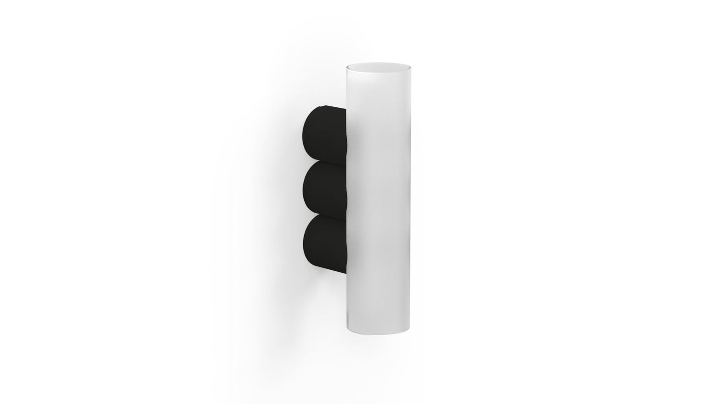 Applique murale trois tubes en métal Multitude 3 - MATIERE GRISE - La Maison MilanaiseAPPLIQUEMULTITUDE - 6Noir mat 031