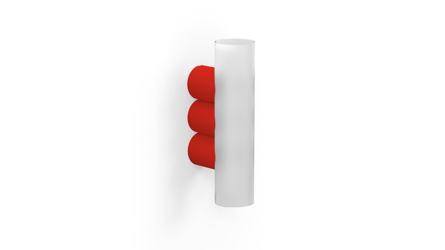 Applique murale trois tubes en métal Multitude 3 - MATIERE GRISE - La Maison MilanaiseAPPLIQUEMULTITUDE - 16Corail 032