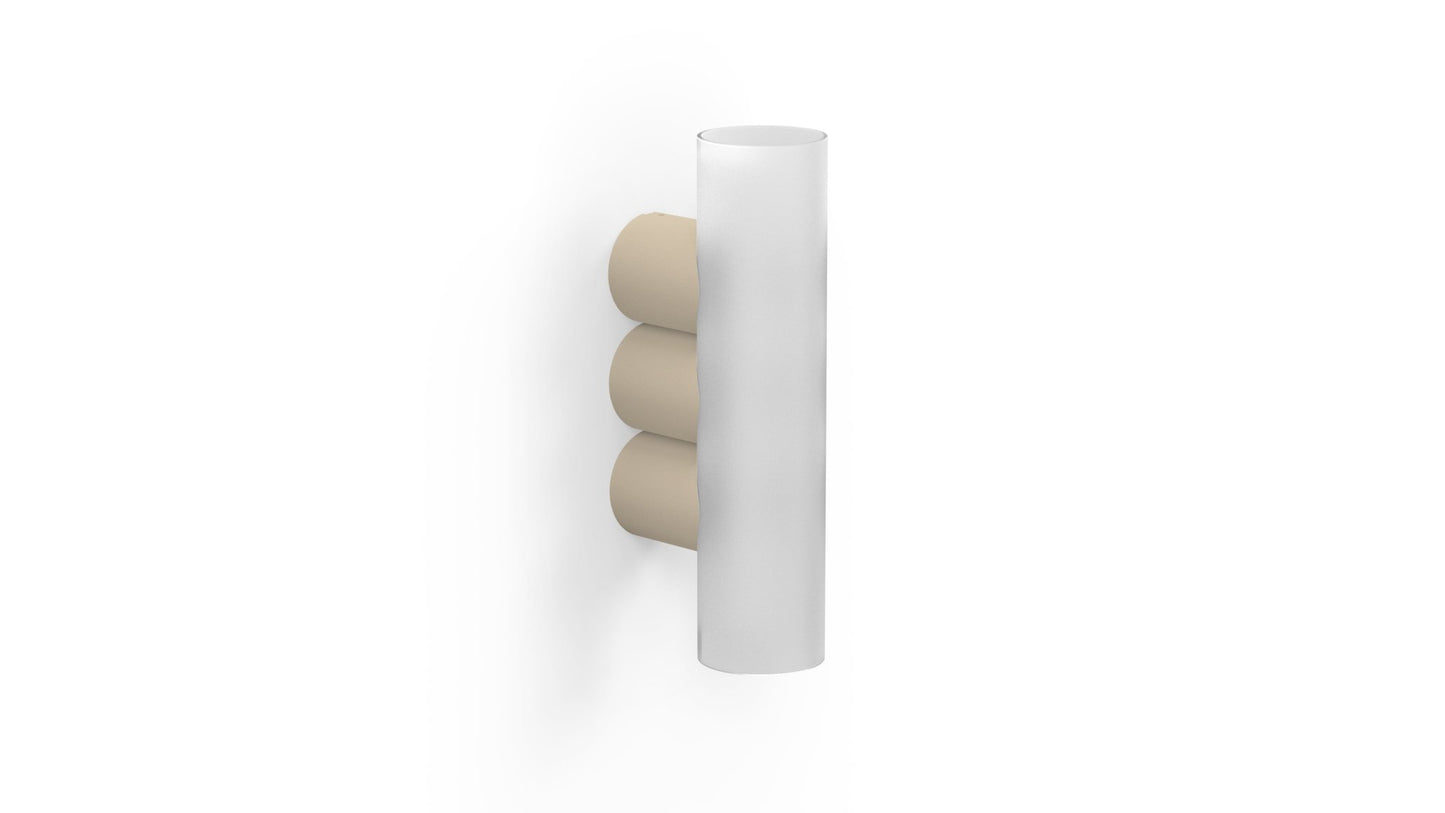 Applique murale trois tubes en métal Multitude 3 - MATIERE GRISE - La Maison MilanaiseAPPLIQUEMULTITUDE - 12Crème 190