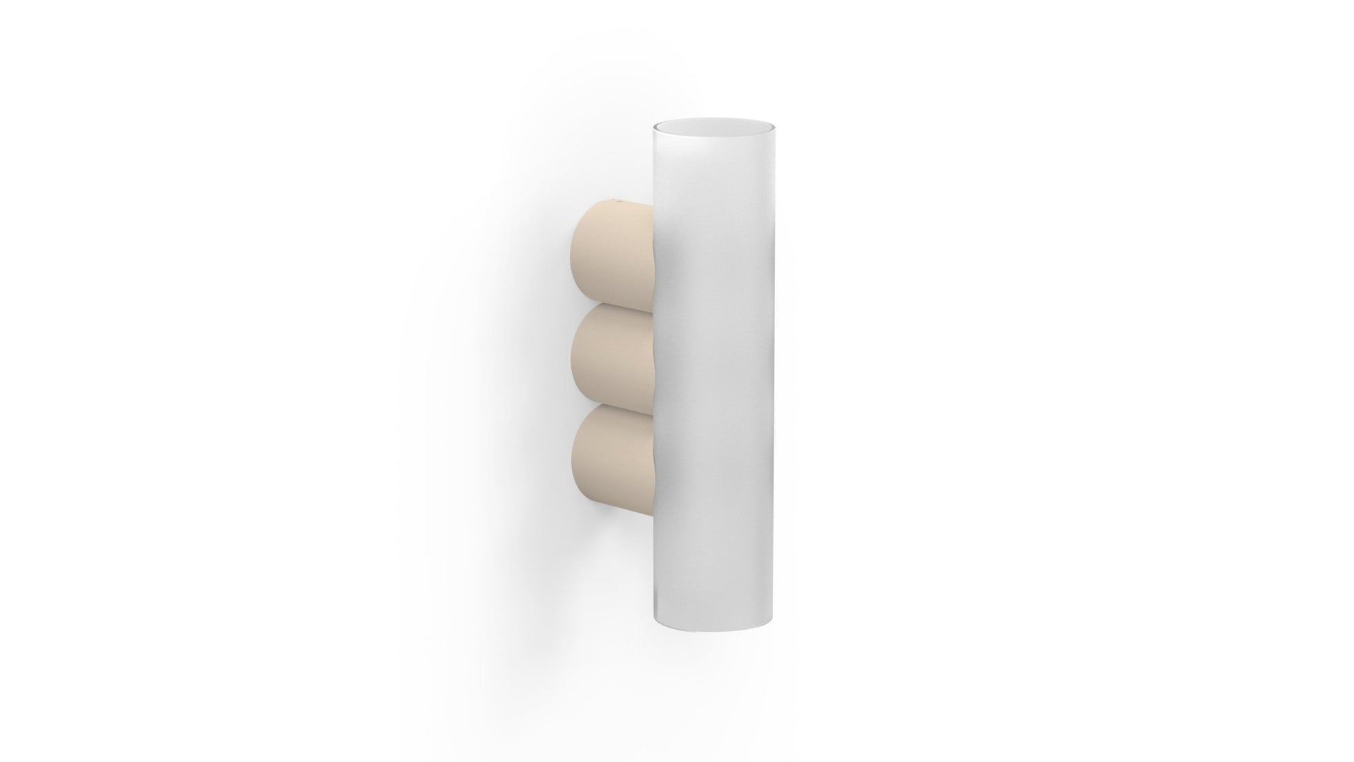 Applique murale trois tubes en métal Multitude 3 - MATIERE GRISE - La Maison MilanaiseAPPLIQUEMULTITUDE - 1Eggshell 161