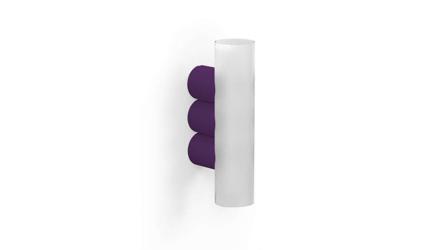 Applique murale trois tubes en métal Multitude 3 - MATIERE GRISE - La Maison MilanaiseAPPLIQUEMULTITUDE - 20Ultra Violet 172