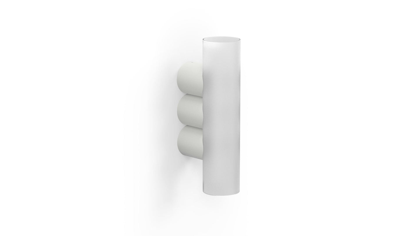 Applique murale trois tubes en métal Multitude 3 - MATIERE GRISE - La Maison MilanaiseAPPLIQUEMULTITUDE - 40Blanc 001