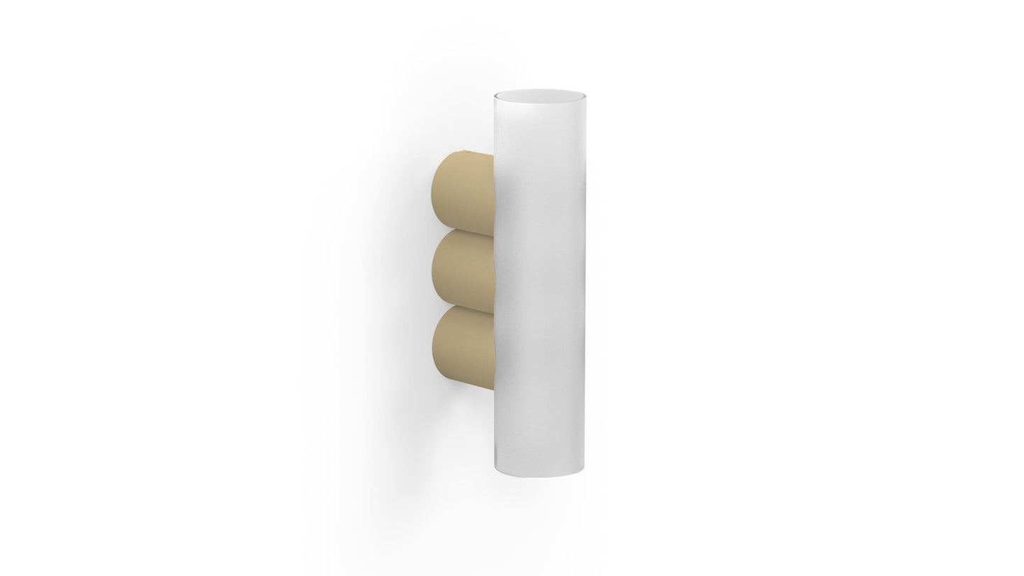 Applique murale trois tubes en métal Multitude 3 - MATIERE GRISE - La Maison MilanaiseAPPLIQUEMULTITUDE - 35Champagne 231