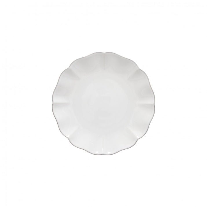 Assiettes à dessert bord à volants en grès fin Rosa, lot de 6 - COSTA NOVA - La Maison MilanaiseDAP221B6 Assiettes à dessert Ø22.4cm H2.5cmBlanc