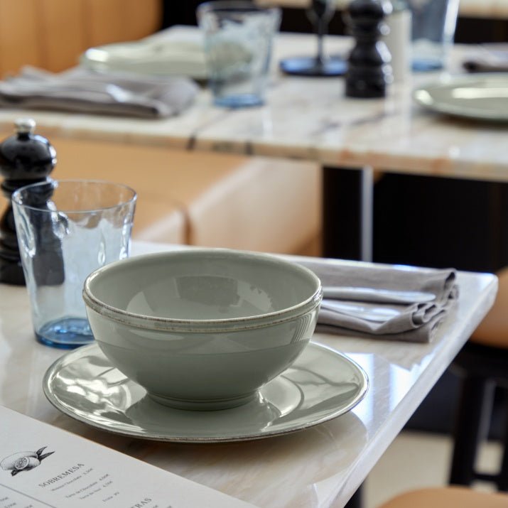 Assiettes à dessert en grés fin Friso, lot de 6 - COSTA NOVA - La Maison MilanaiseFIP221FRISOGGris clair