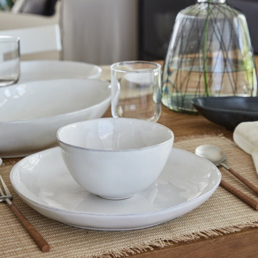 Assiettes à dessert en grés fin Livia, lot de 6 - COSTA NOVA - La Maison MilanaiseLNP221LIVIA - 1Blanc