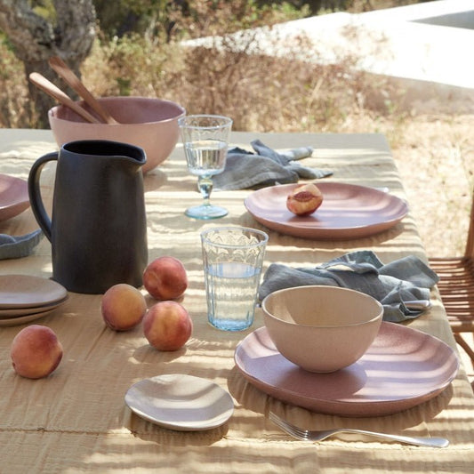 Assiettes apéritives ovales en grés fin Livia, lot de 6 - COSTA NOVA - La Maison MilanaiseGOP161LIVIA - 1Blanc