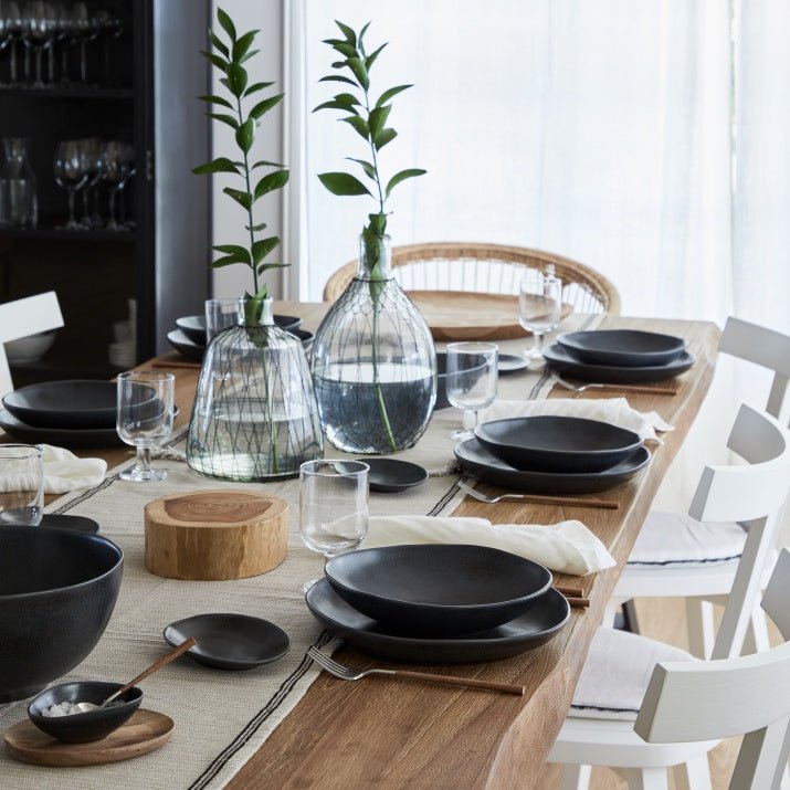 Assiettes apéritives ovales en grés fin Livia, lot de 6 - COSTA NOVA - La Maison MilanaiseGOP161LIVIA - 1Blanc