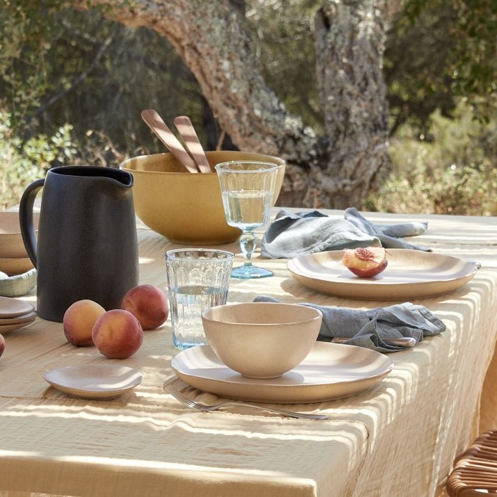 Assiettes apéritives ovales en grés fin Livia, lot de 6 - COSTA NOVA - La Maison MilanaiseGOP161LIVIA - 1Blanc