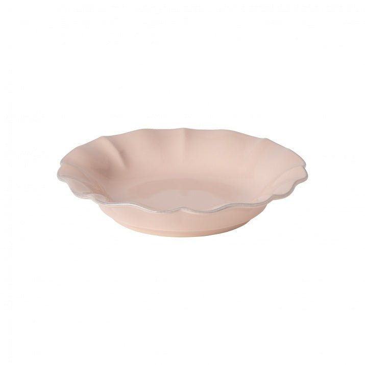 Assiettes creuses bord à volants en grès fin Rosa, lot de 6 - COSTA NOVA - La Maison MilanaiseDAP251R6 Assiettes creuses Ø24.7cm H4.8cmRose