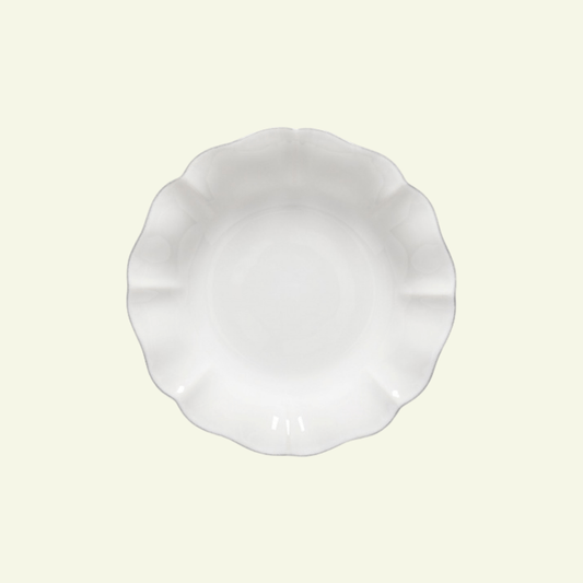 Assiettes creuses bord à volants en grès fin Rosa, lot de 6 - COSTA NOVA - La Maison MilanaiseDAP251B6 Assiettes creuses Ø24.7cm H4.8cmBlanc