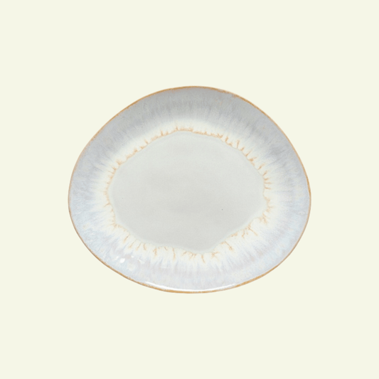 Assiettes plates ovales en grès fin Brisa, lot de 6 - COSTA NOVA - La Maison MilanaiseGOP261BLEU6 Assiettes Plates Ovales 26.6x22.5xH3cmBleu