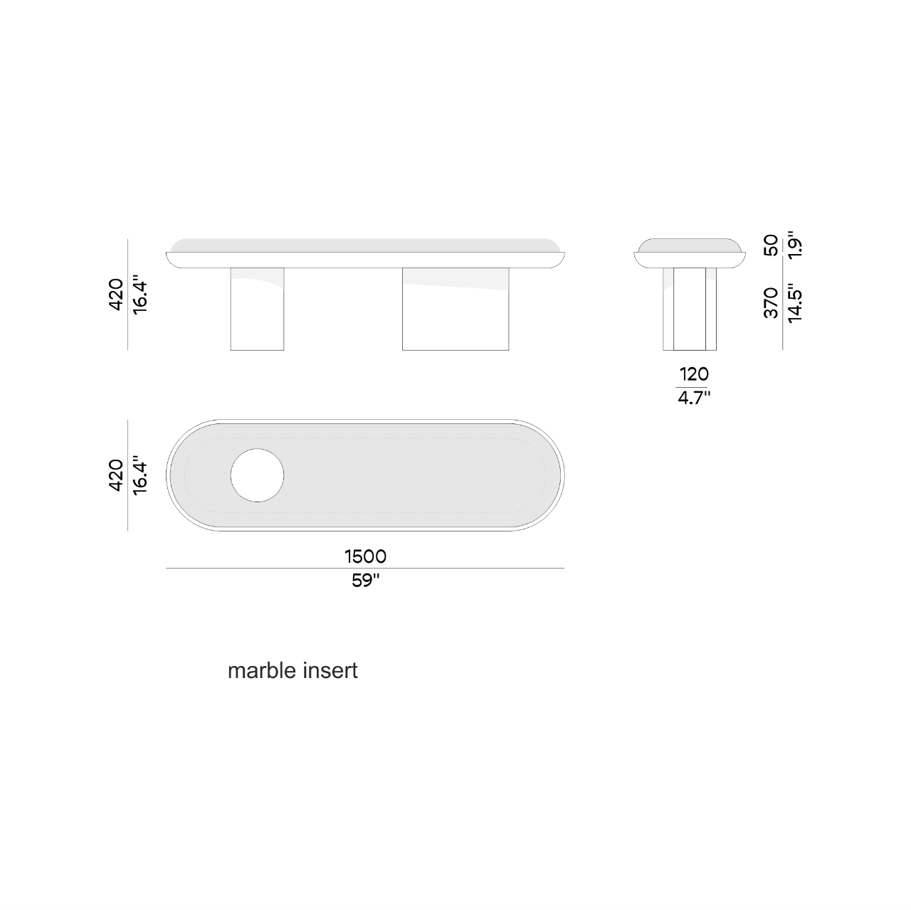 Banc DIANA – Élégance sculpturale & insert précieux - ULTRA MOBILI - La Maison MilanaisePDN150
