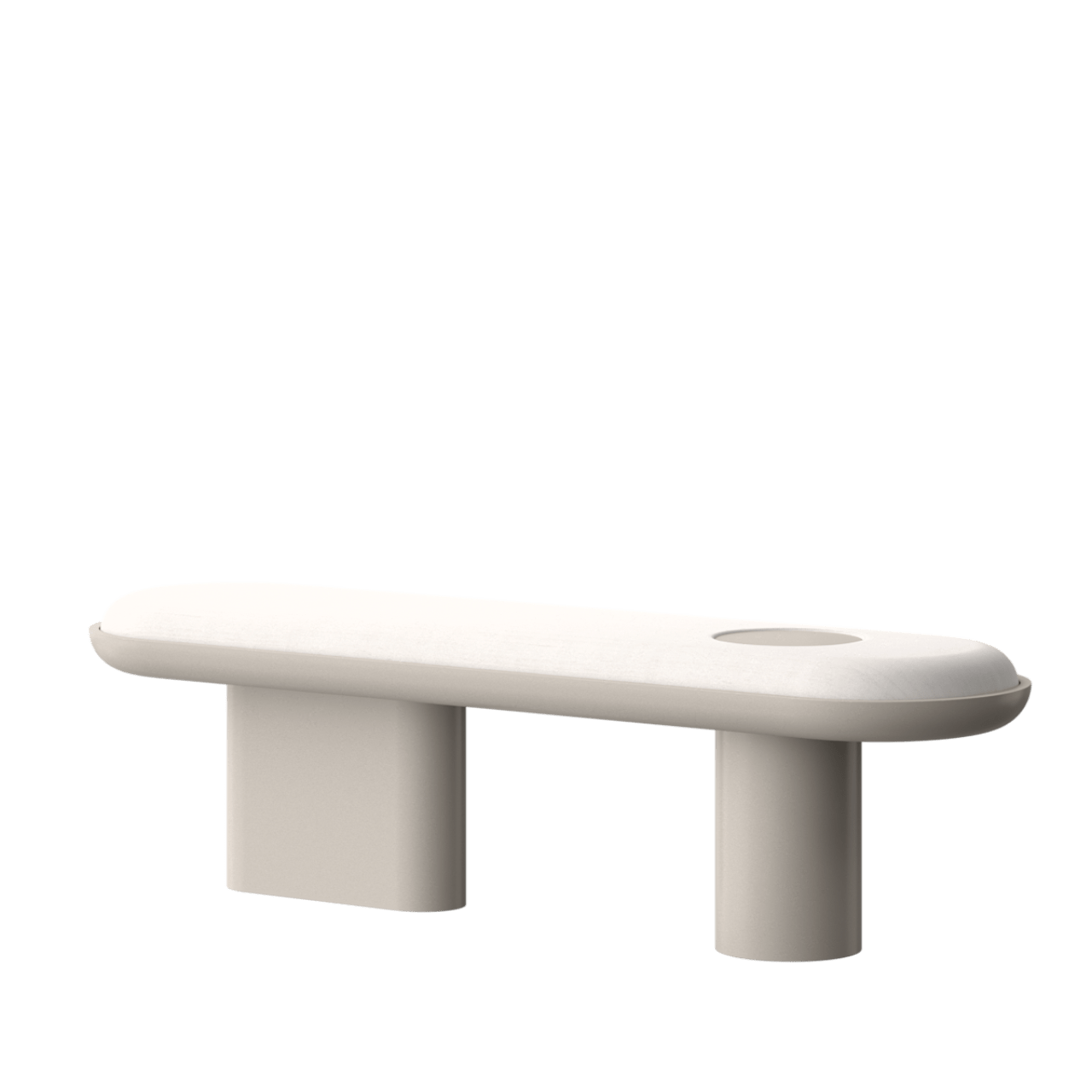 Banc DIANA – Élégance sculpturale & insert précieux - ULTRA MOBILI - La Maison MilanaisePDN150