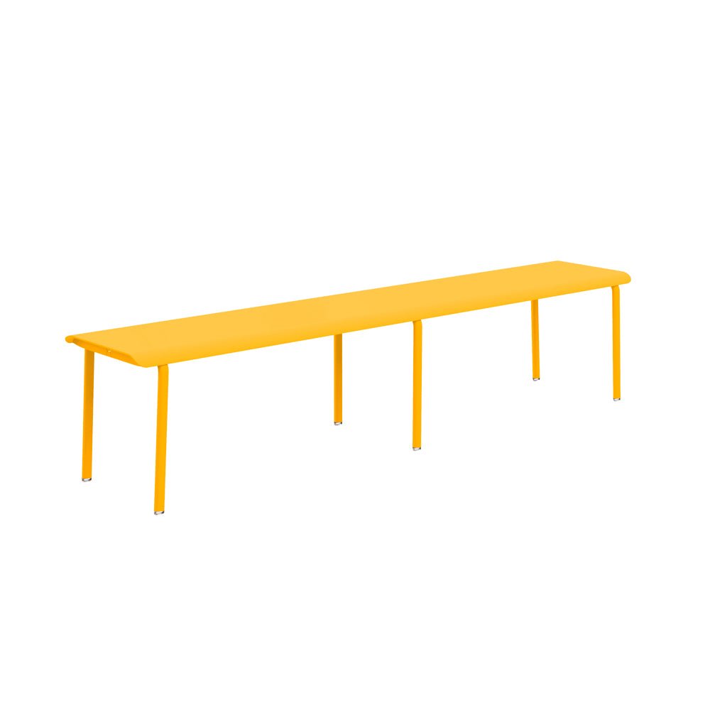 Banc en aluminium Design et fabrication française - ALLURE D'AZUR - La Maison Milanaise582204MIMOSAMimosa4 Personnes : 200x40xH45cm