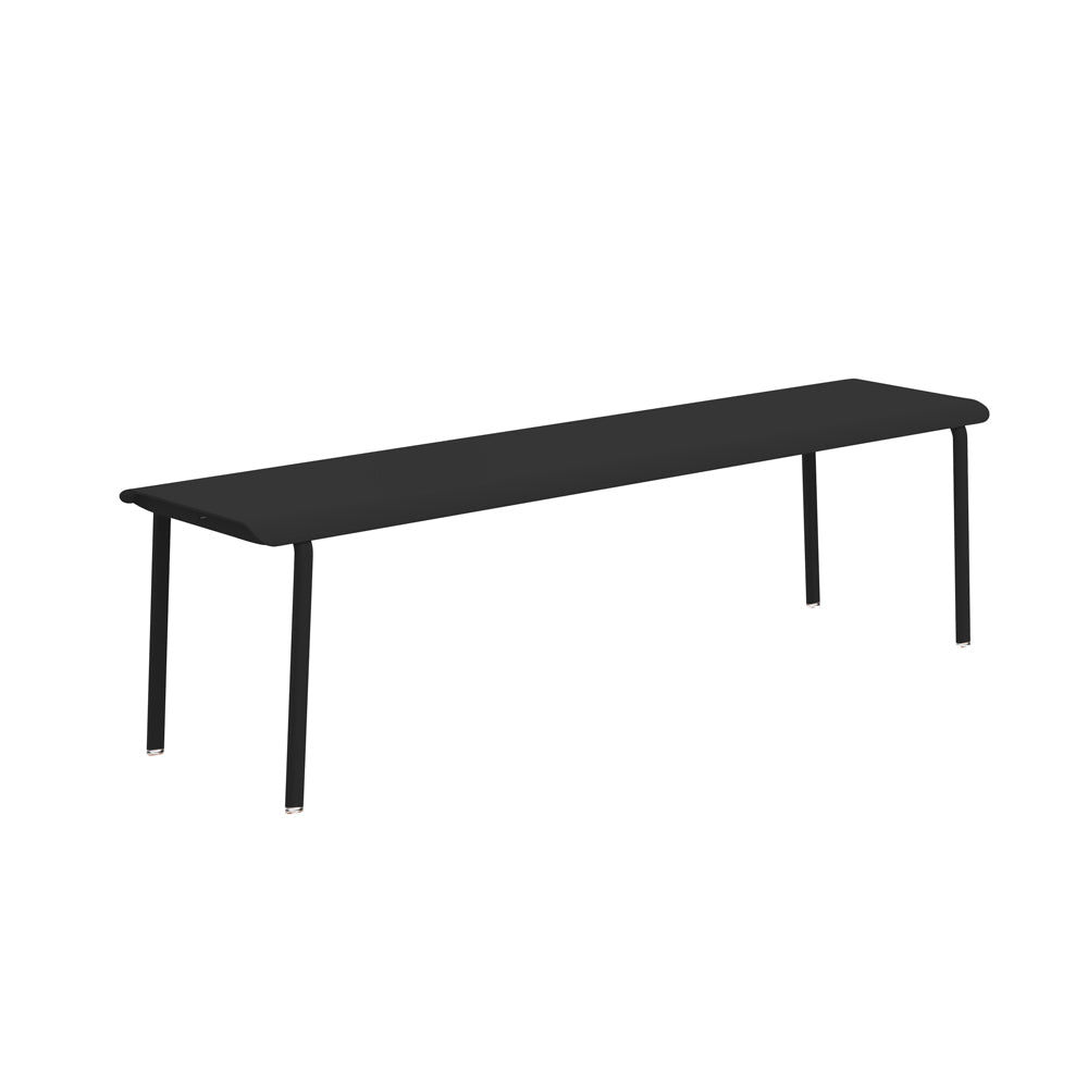 Banc en aluminium Design et fabrication française - ALLURE D'AZUR - La Maison Milanaise582203CHARBONCharbon3 Personnes : 160x40xH45cm
