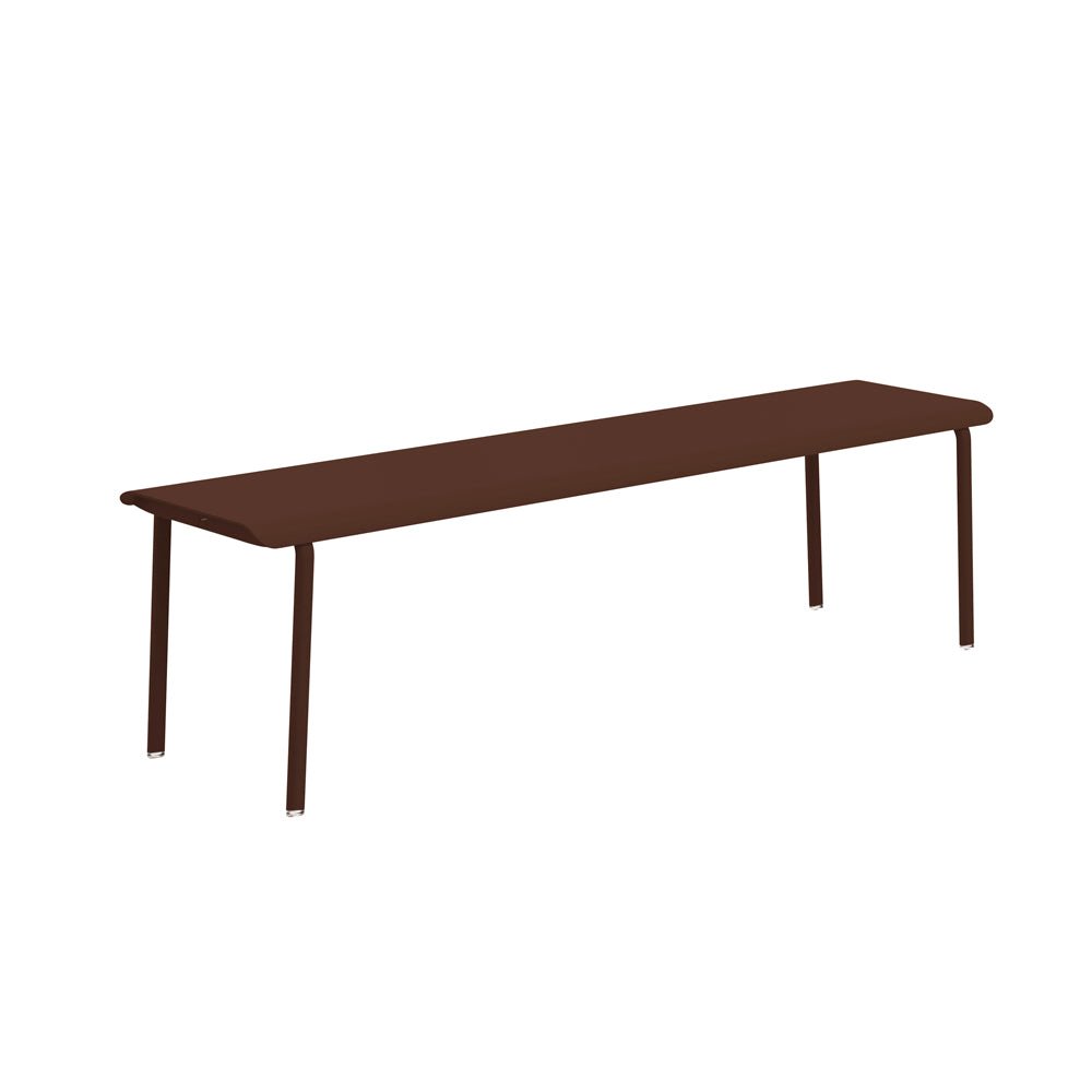 Banc en aluminium Design et fabrication française - ALLURE D'AZUR - La Maison Milanaise582203ROUILLERouille3 Personnes : 160x40xH45cm