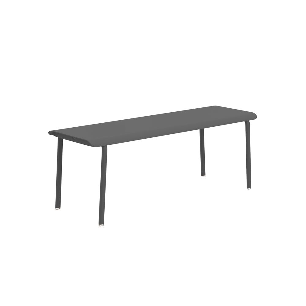 Banc en aluminium Design et fabrication française - ALLURE D'AZUR - La Maison Milanaise582017ANTHRAAnthracite2 Personnes : 120x40xH45cm