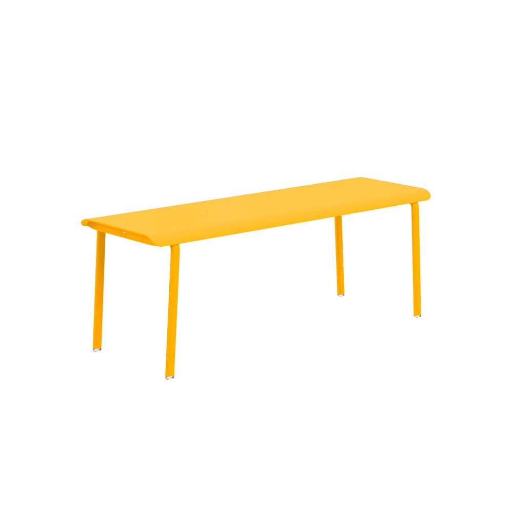 Banc en aluminium Design et fabrication française - ALLURE D'AZUR - La Maison Milanaise582017MIMOSAMimosa2 Personnes : 120x40xH45cm