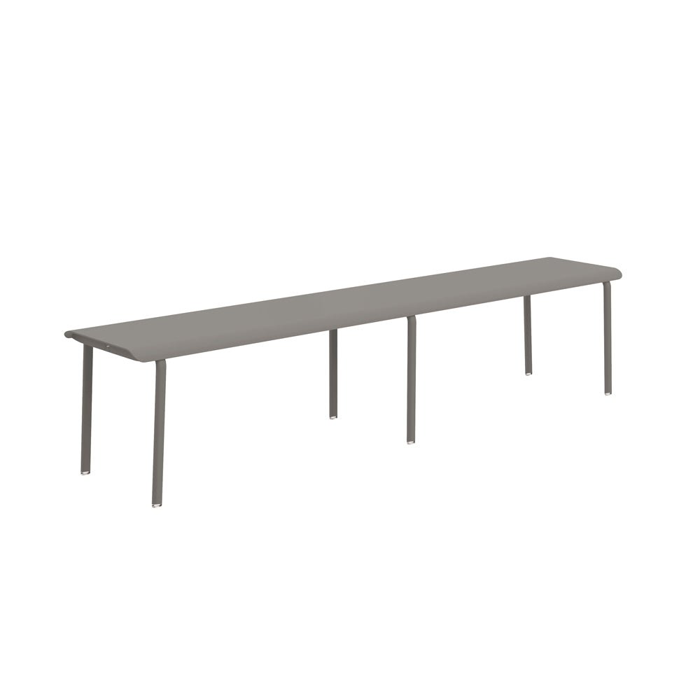 Banc en aluminium Design et fabrication française - ALLURE D'AZUR - La Maison Milanaise582204GALETGalet4 Personnes : 200x40xH45cm