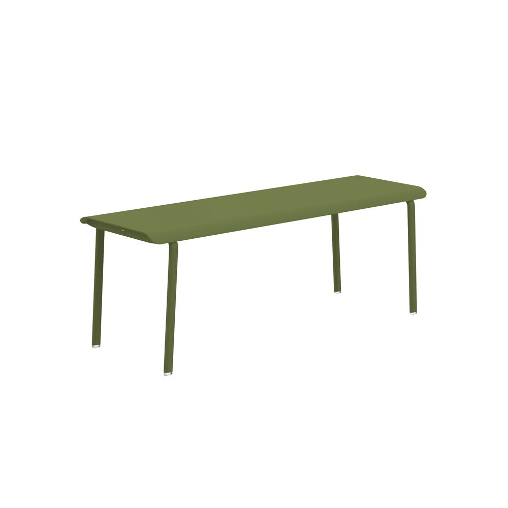 Banc en aluminium Design et fabrication française - ALLURE D'AZUR - La Maison Milanaise582017KAKIKaki2 Personnes : 120x40xH45cm