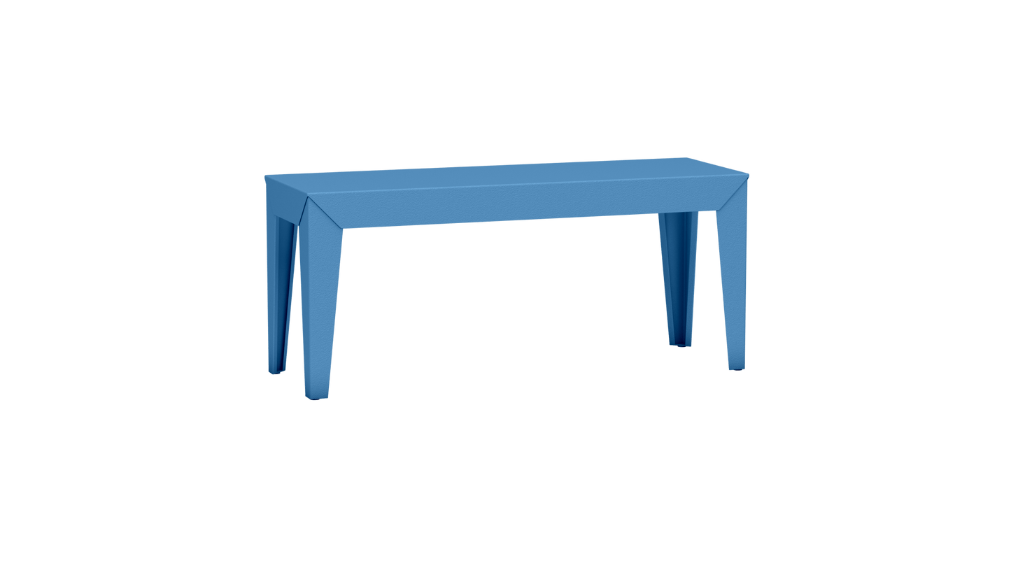 Banc rectangulaire en aluminium 103cm Zef - MATIERE GRISE - La Maison MilanaiseBANCZEF103INTAzur 111Droits