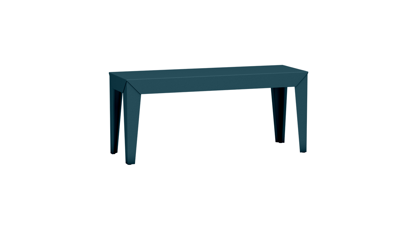 Banc rectangulaire en aluminium 103cm Zef - MATIERE GRISE - La Maison MilanaiseBANCZEF103INTHoule 116Droits