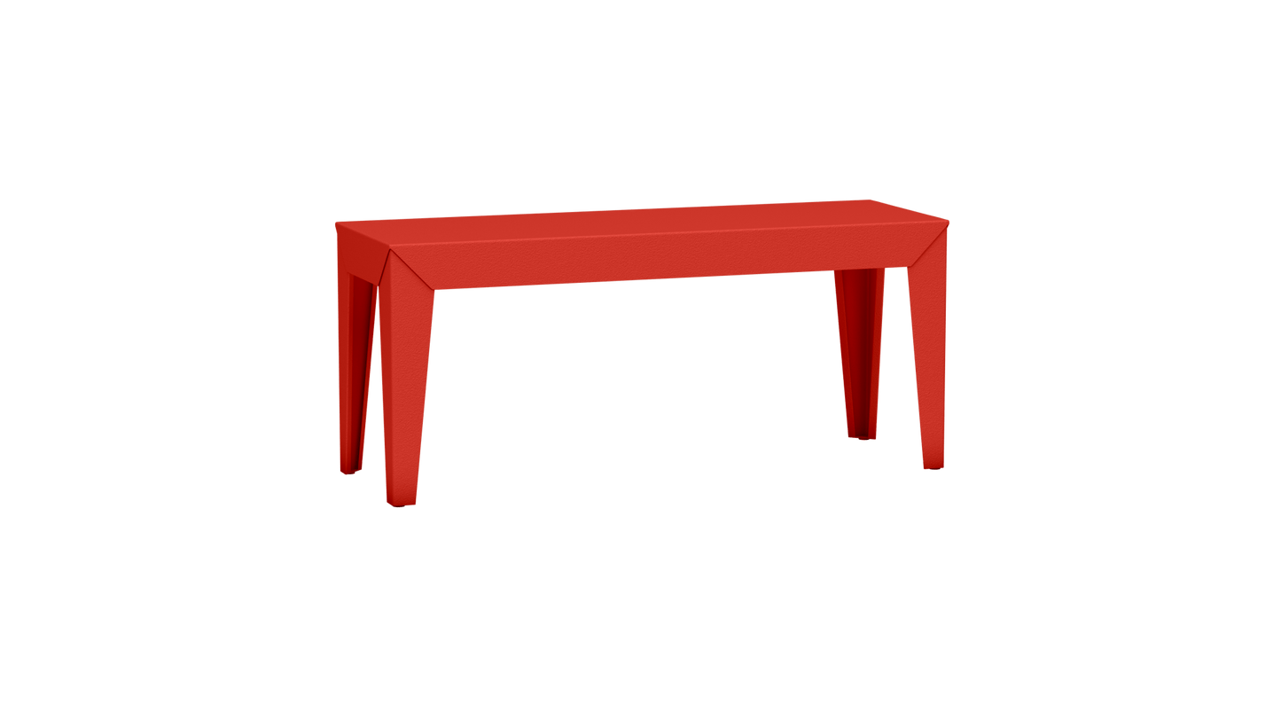 Banc rectangulaire en aluminium 103cm Zef - MATIERE GRISE - La Maison MilanaiseBANCZEF103INTPêche 143Droits