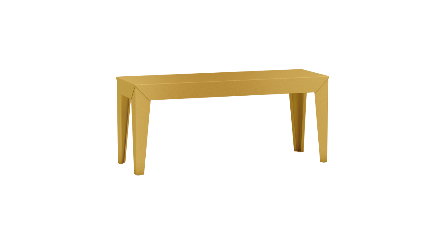 Banc rectangulaire en aluminium 103cm Zef - MATIERE GRISE - La Maison MilanaiseBANCZEF103INTLaiton 230Droits