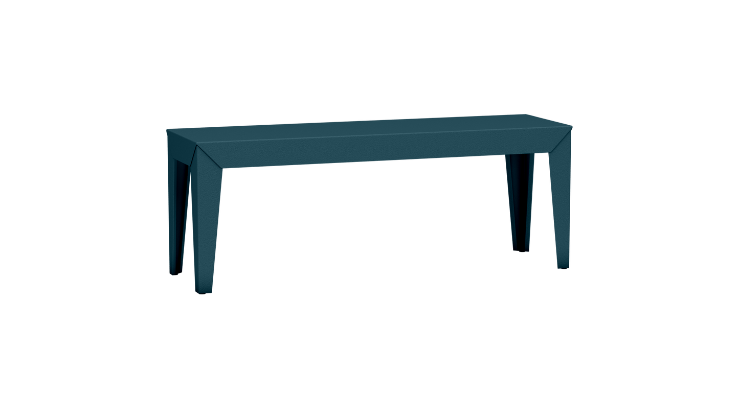 Banc rectangulaire en aluminium 120cm Zef - MATIERE GRISE - La Maison MilanaiseHoule 116Fuselés