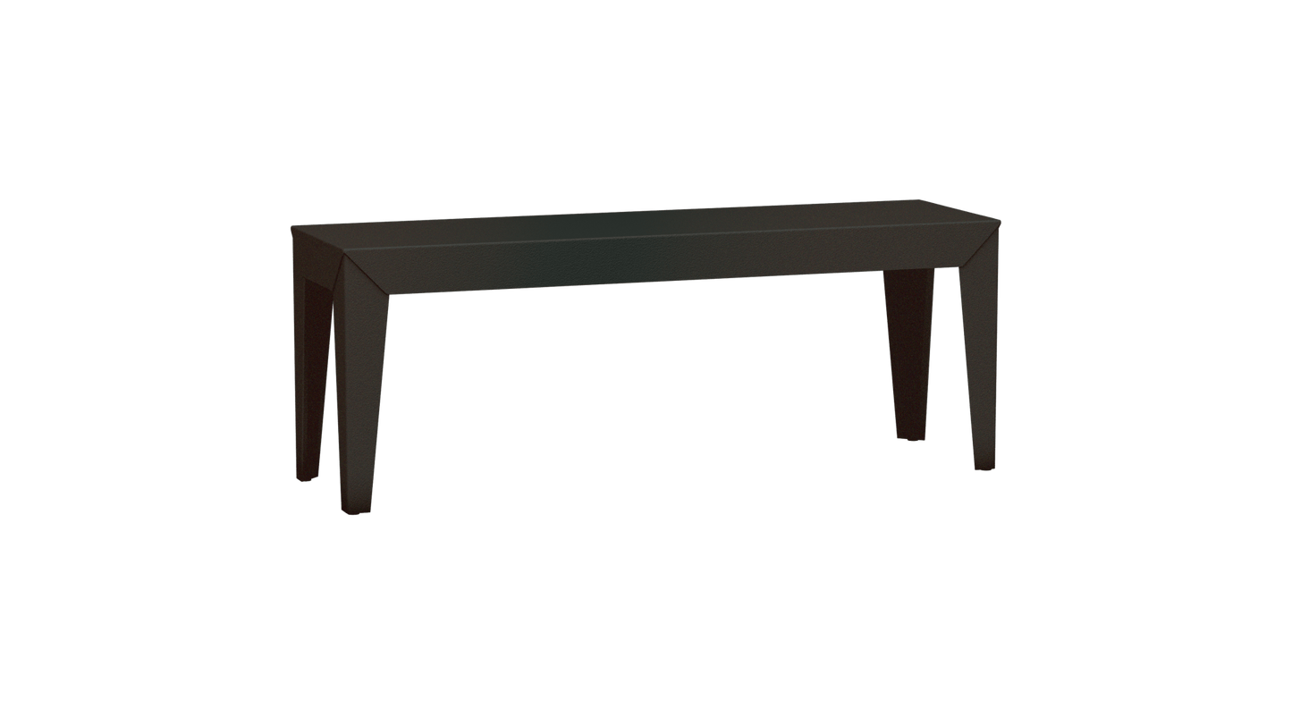 Banc rectangulaire en aluminium 120cm Zef - MATIERE GRISE - La Maison MilanaiseWinners 223Fuselés