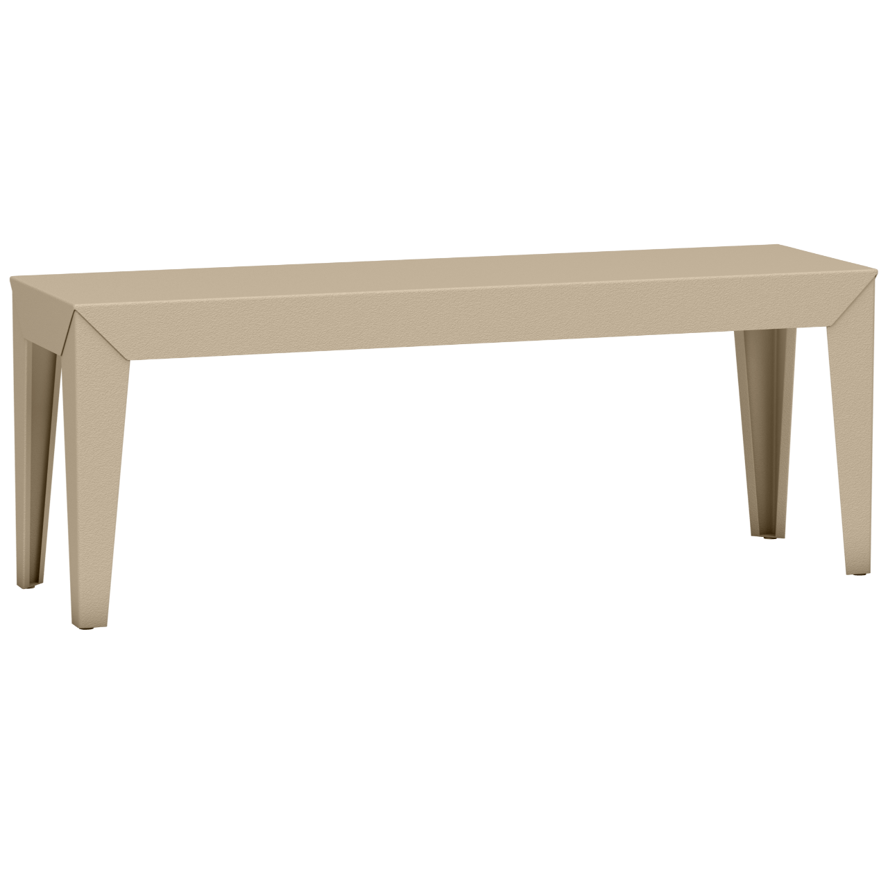 Banc rectangulaire en aluminium 120cm Zef - MATIERE GRISE - La Maison MilanaiseCrème 190Fuselés