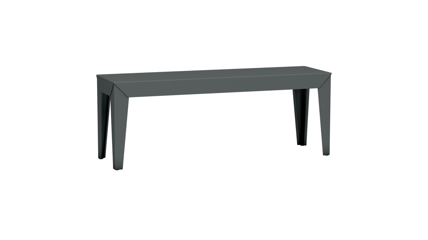 Banc rectangulaire en aluminium 120cm Zef - MATIERE GRISE - La Maison MilanaiseOrage 221Fuselés